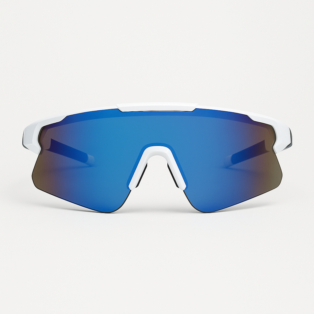 Sport Glasses - White & Blue