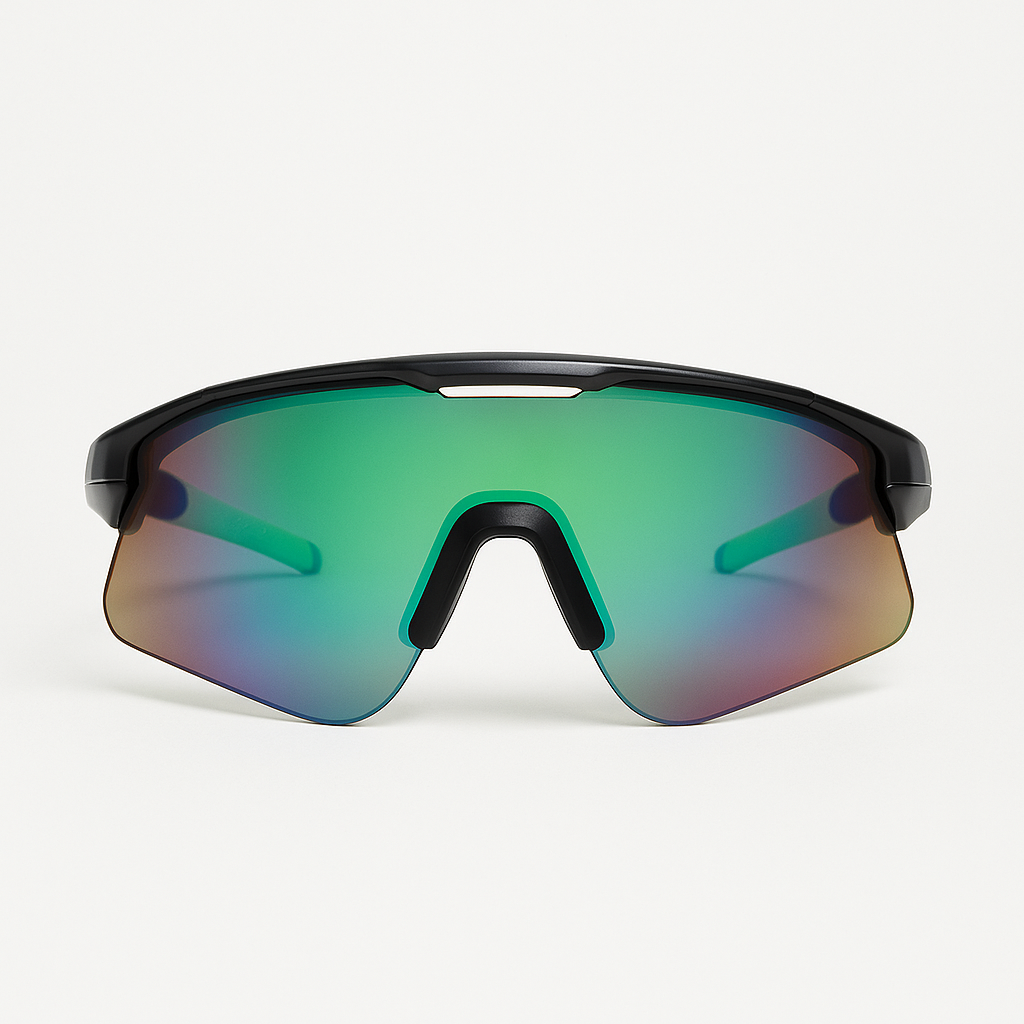 Sport Glasses - Green & Black