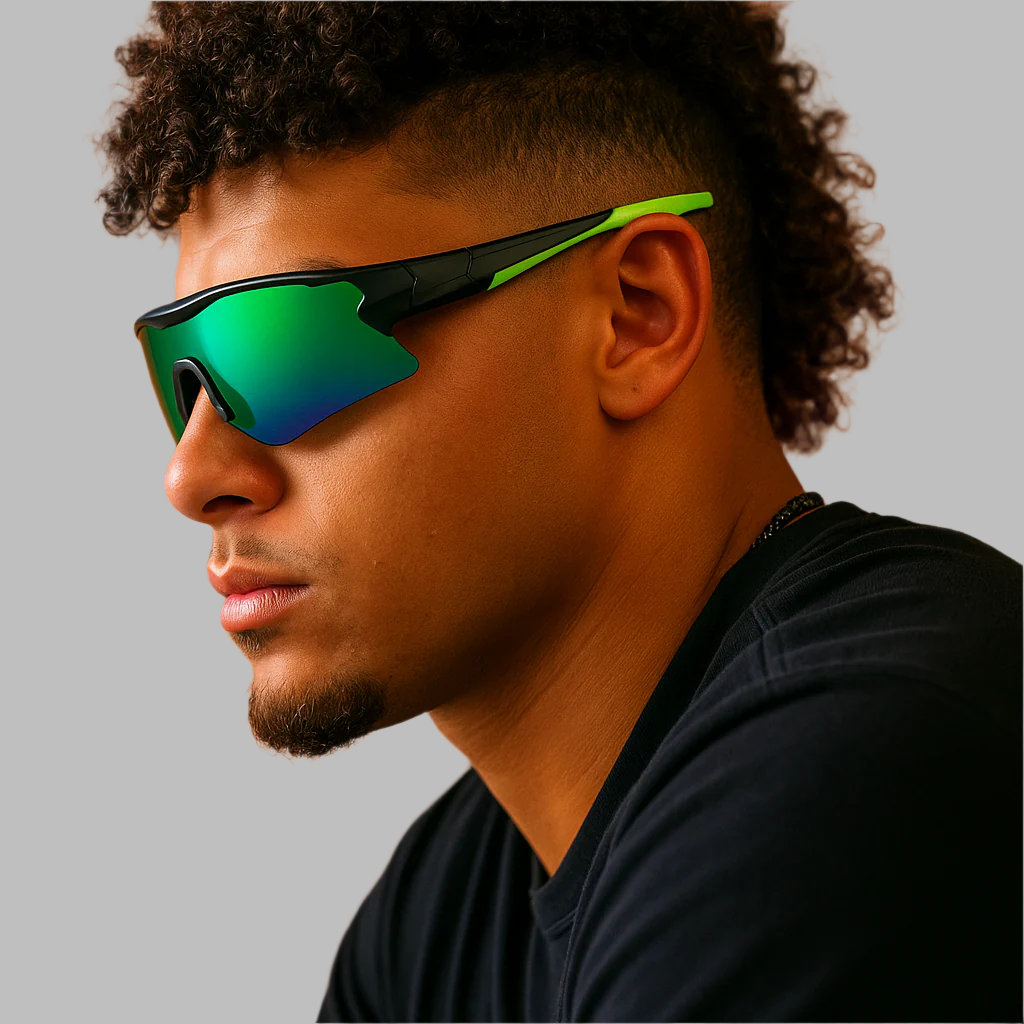 Sport Glasses - Green & Black