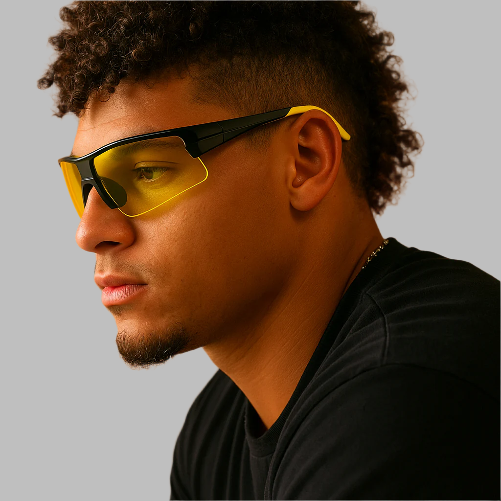 Sport Glasses - Yellow & Black