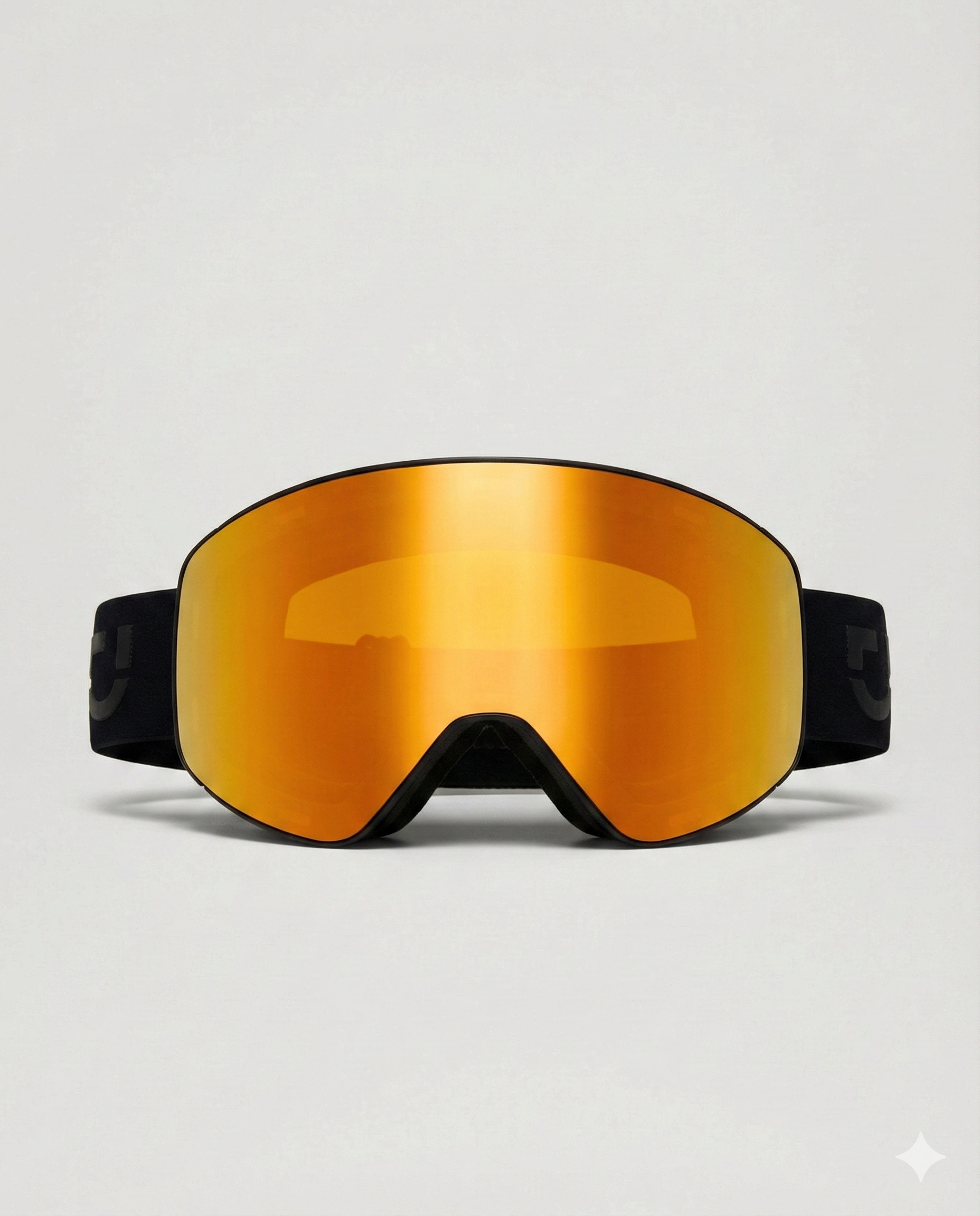orange ski goggles Goggle